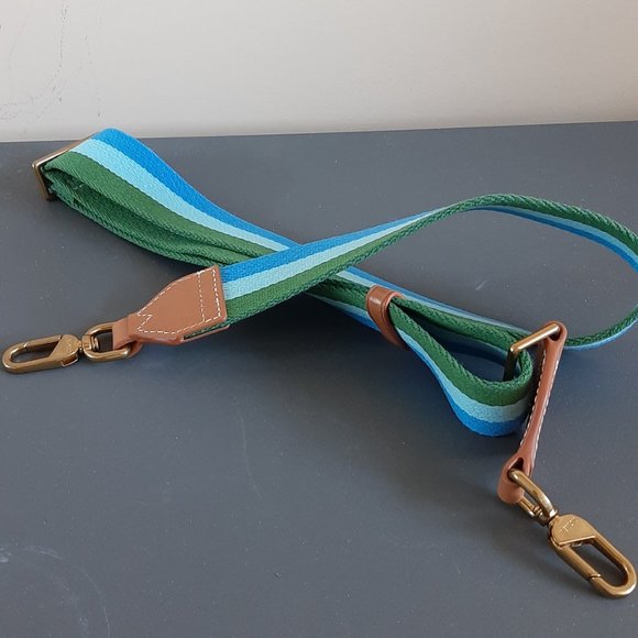 J. CREW Woven bag strap - Blue/Green - Picture 2 of 4